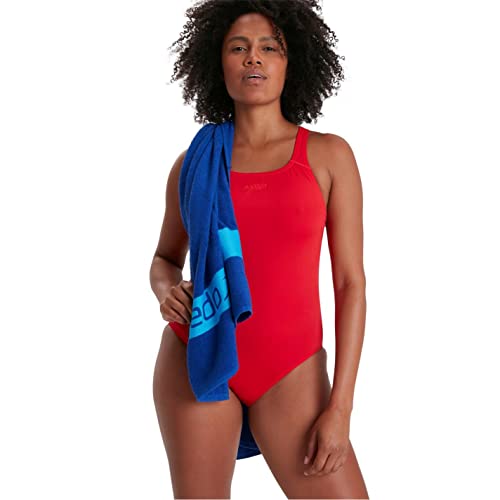 Speedo Essential Badeanzug Damen Sport, Rot - 4