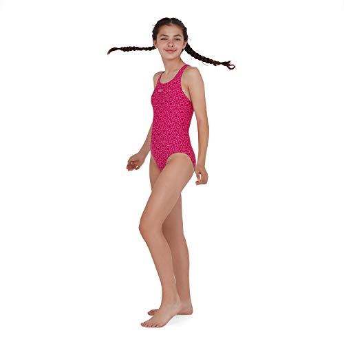 Speedo Boomstar Badeanzug Mädchen, Pink - 3