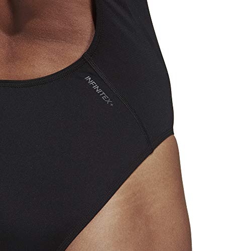 adidas Damen Pro V Badeanzug, Schwarz (Black/Carbon) - 5